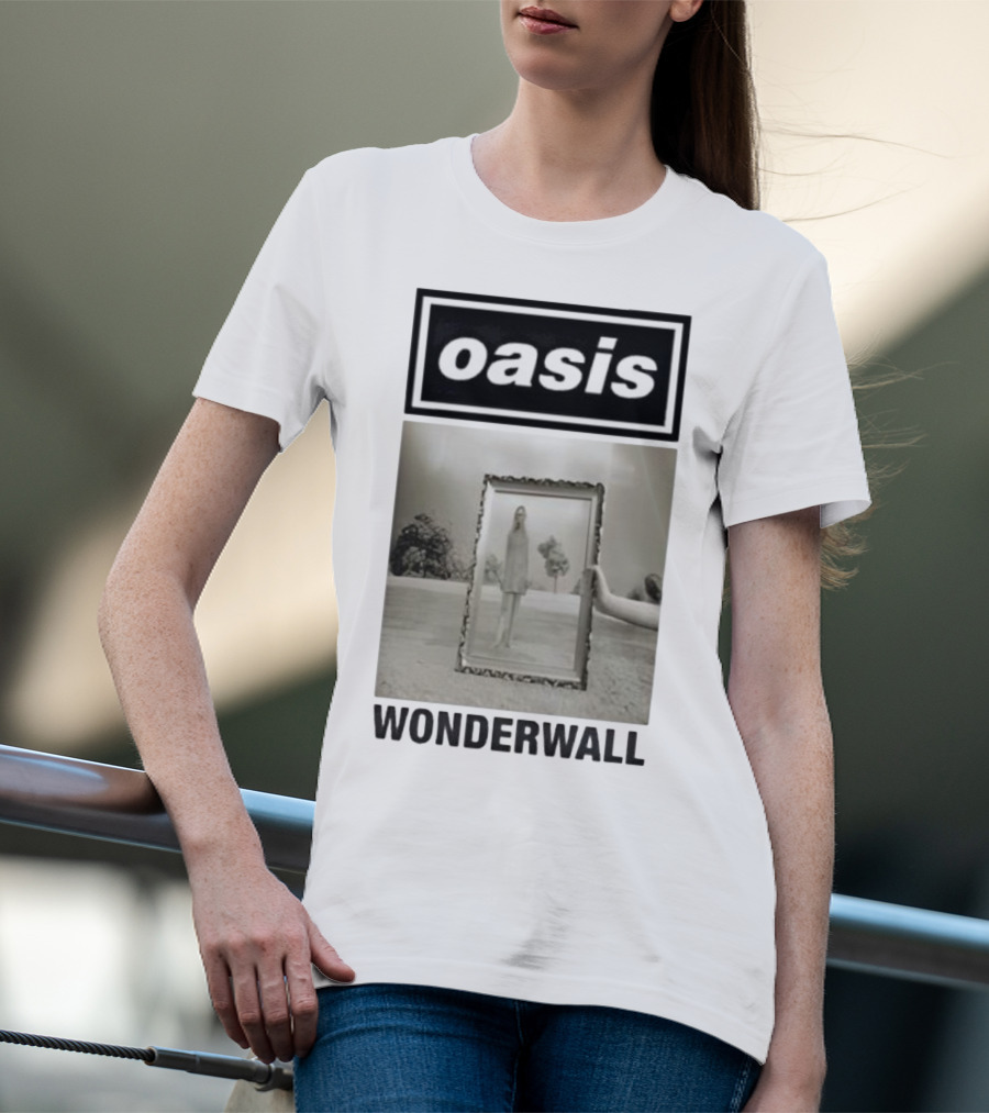 Oasis Wonderwall Single Oasisinet Visual T-Shirt