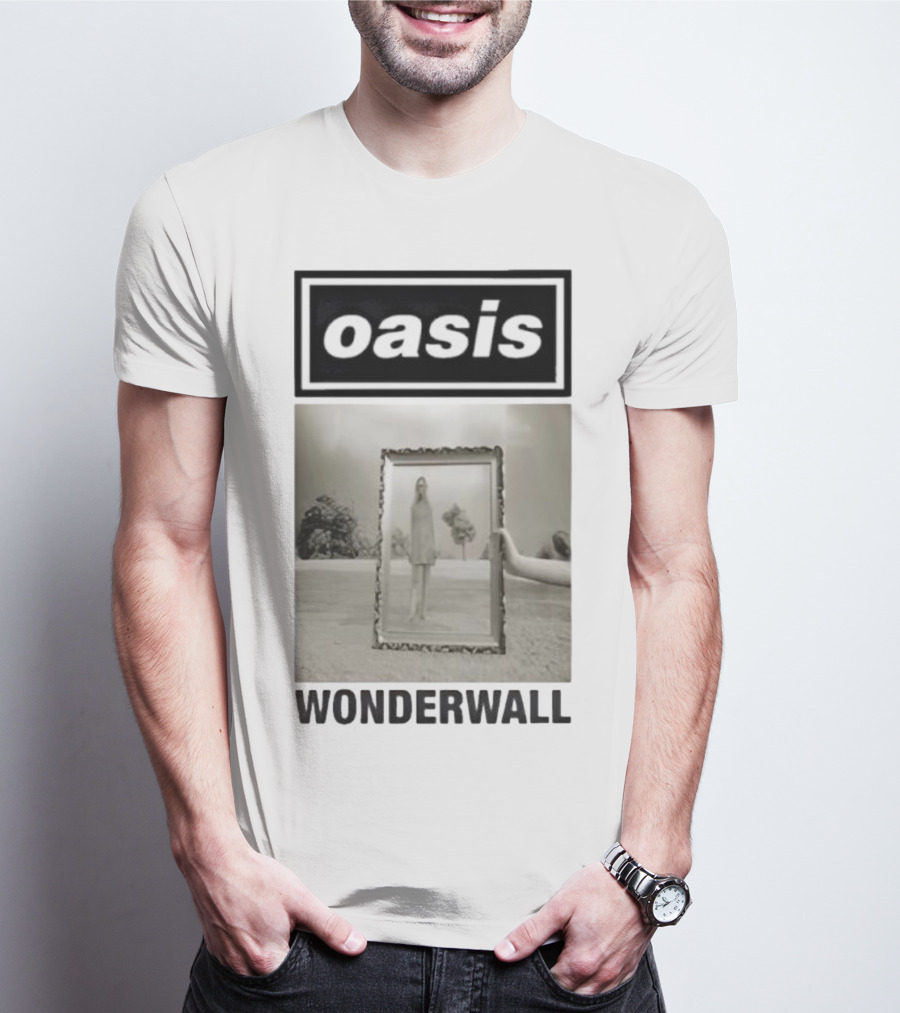 Oasis Wonderwall Single Oasisinet Visual T-Shirt