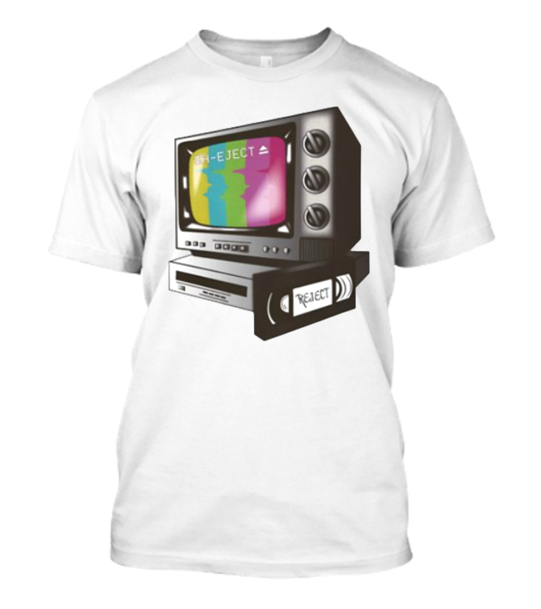 Sh-Eject Retro TV VHS Eject Design T-Shirt