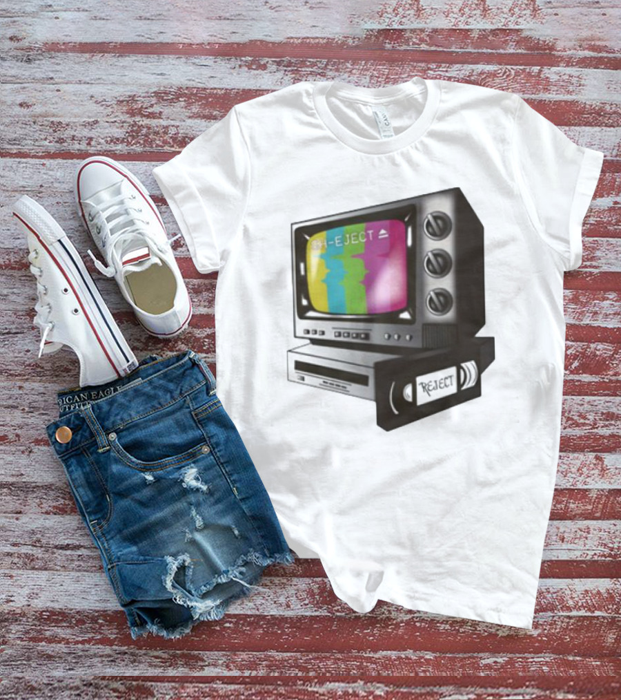 Sh-Eject Retro TV VHS Eject Design T-Shirt