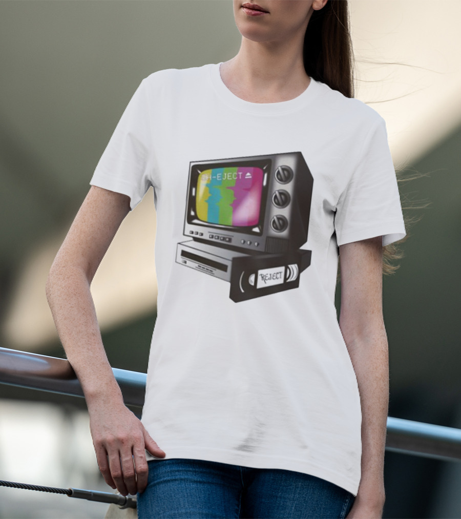 Sh-Eject Retro TV VHS Eject Design T-Shirt