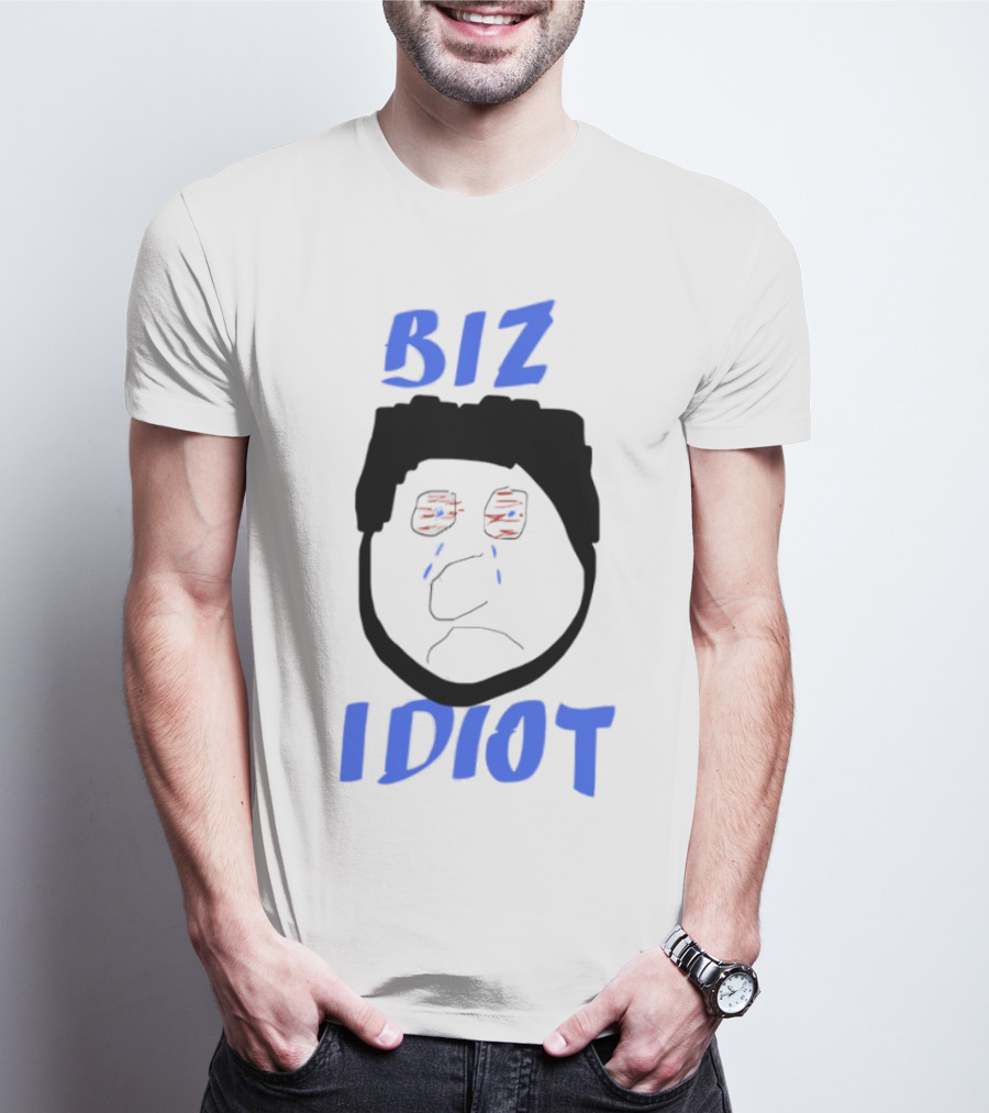 Biz Idiot Meme Renaissance Style Tears T-Shirt