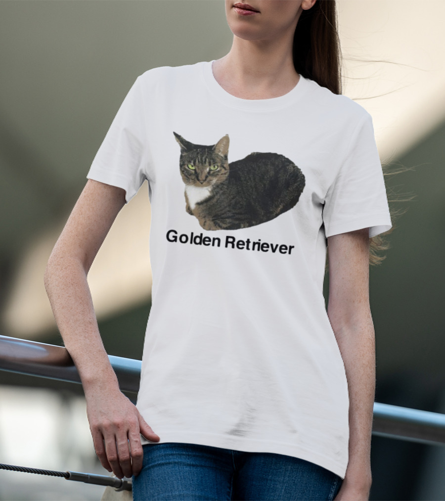 Henry Johnson Cat Humor Golden Retriever Caption T-Shirt