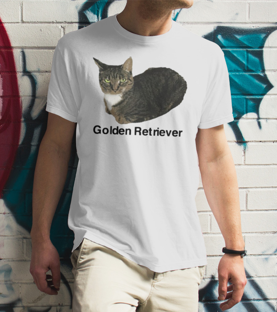 Henry Johnson Cat Humor Golden Retriever Caption T-Shirt