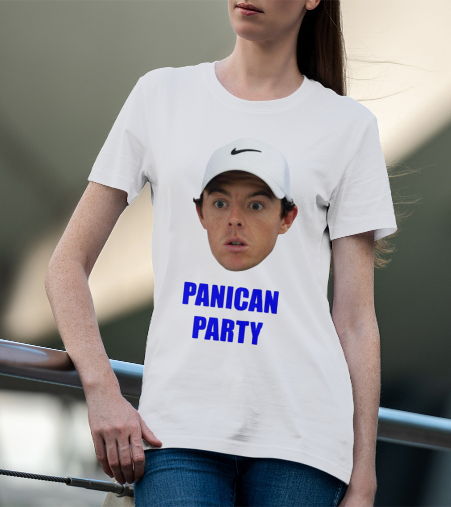 Panican Party Funny Golf Cap Expression T-Shirt