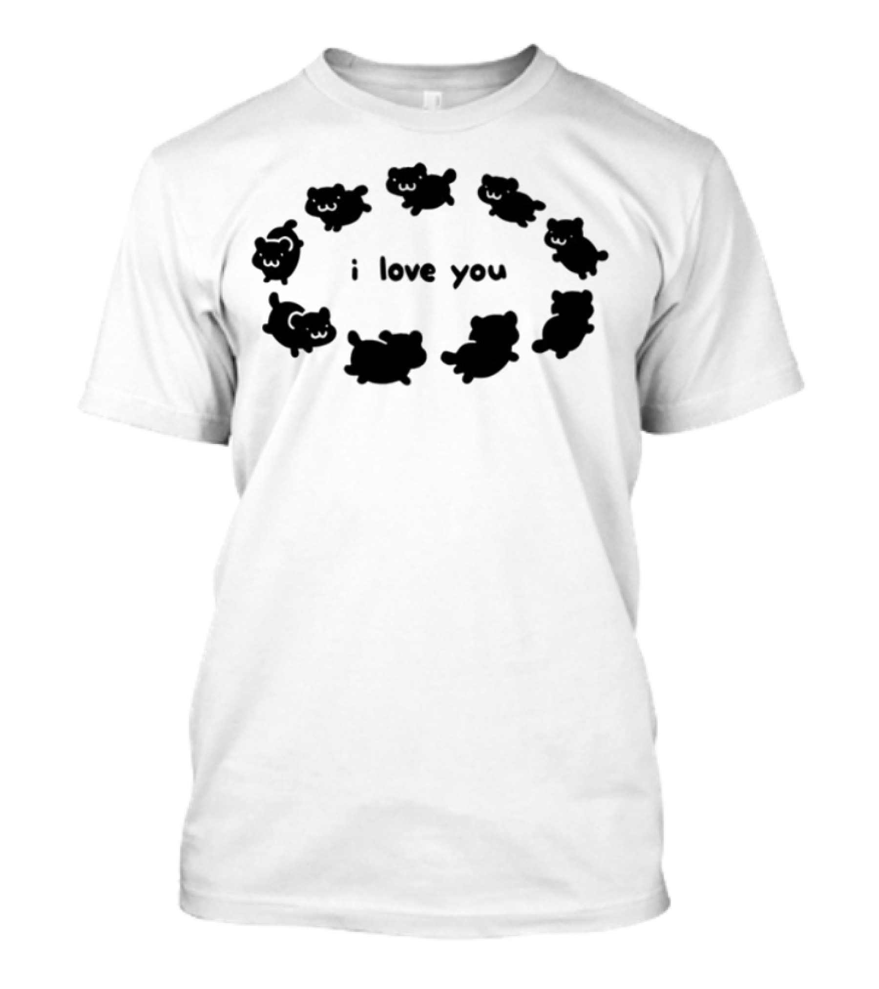 Crumb I Love You Cute Animal Circle T-Shirt