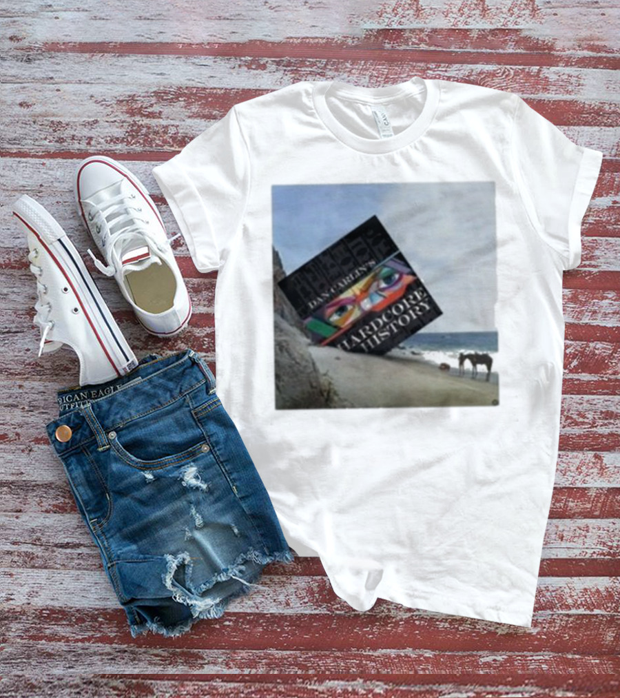 Dan Carlin Hardcore History Podcast Planet Of The Apes Beach Scene T-Shirt