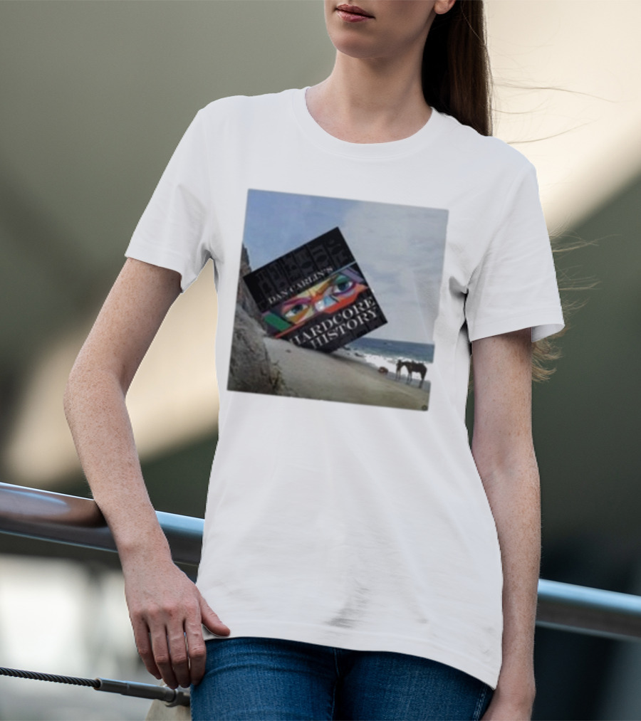 Dan Carlin Hardcore History Podcast Planet Of The Apes Beach Scene T-Shirt