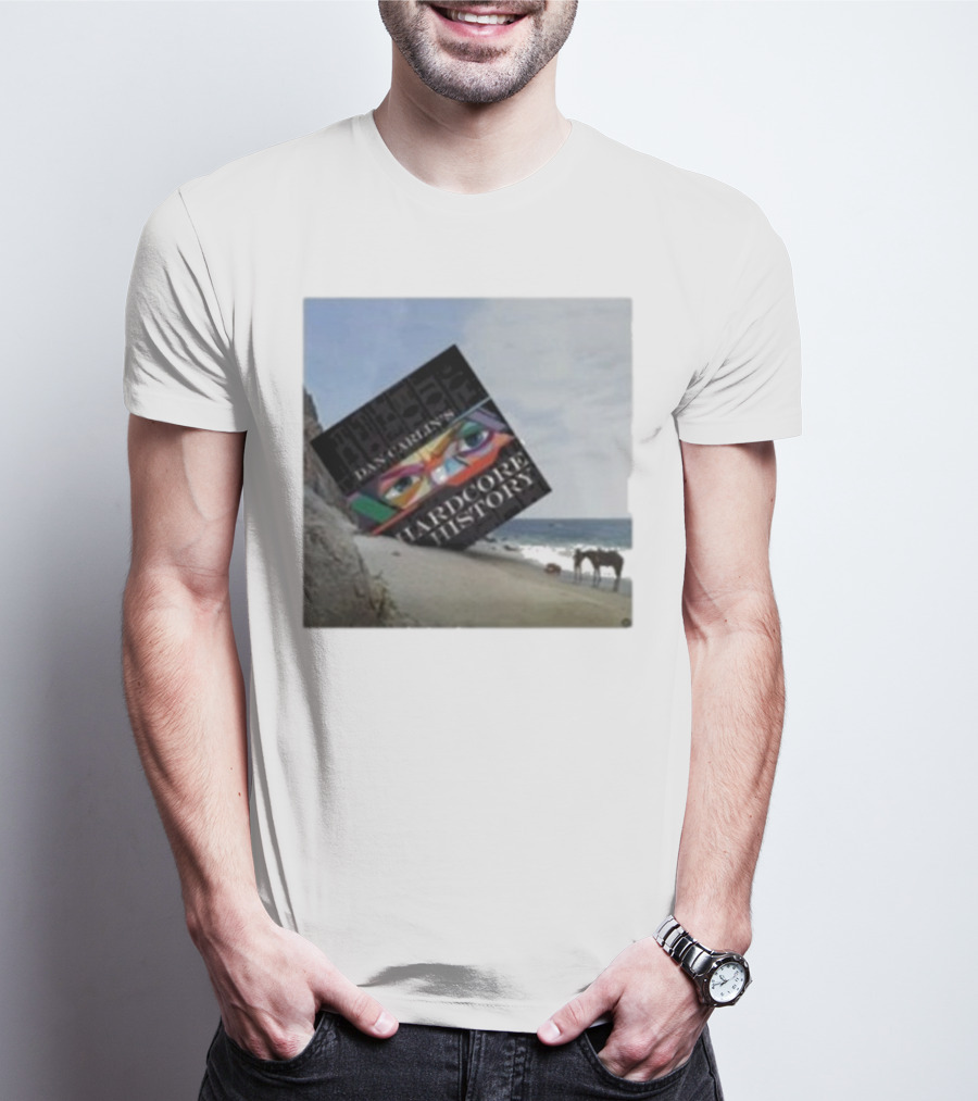 Dan Carlin Hardcore History Podcast Planet Of The Apes Beach Scene T-Shirt