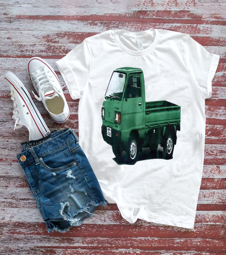 Henry Johnson Truck Green Retro Kei Mini Truck Classic Vintage Vehicle Japan T-Shirt