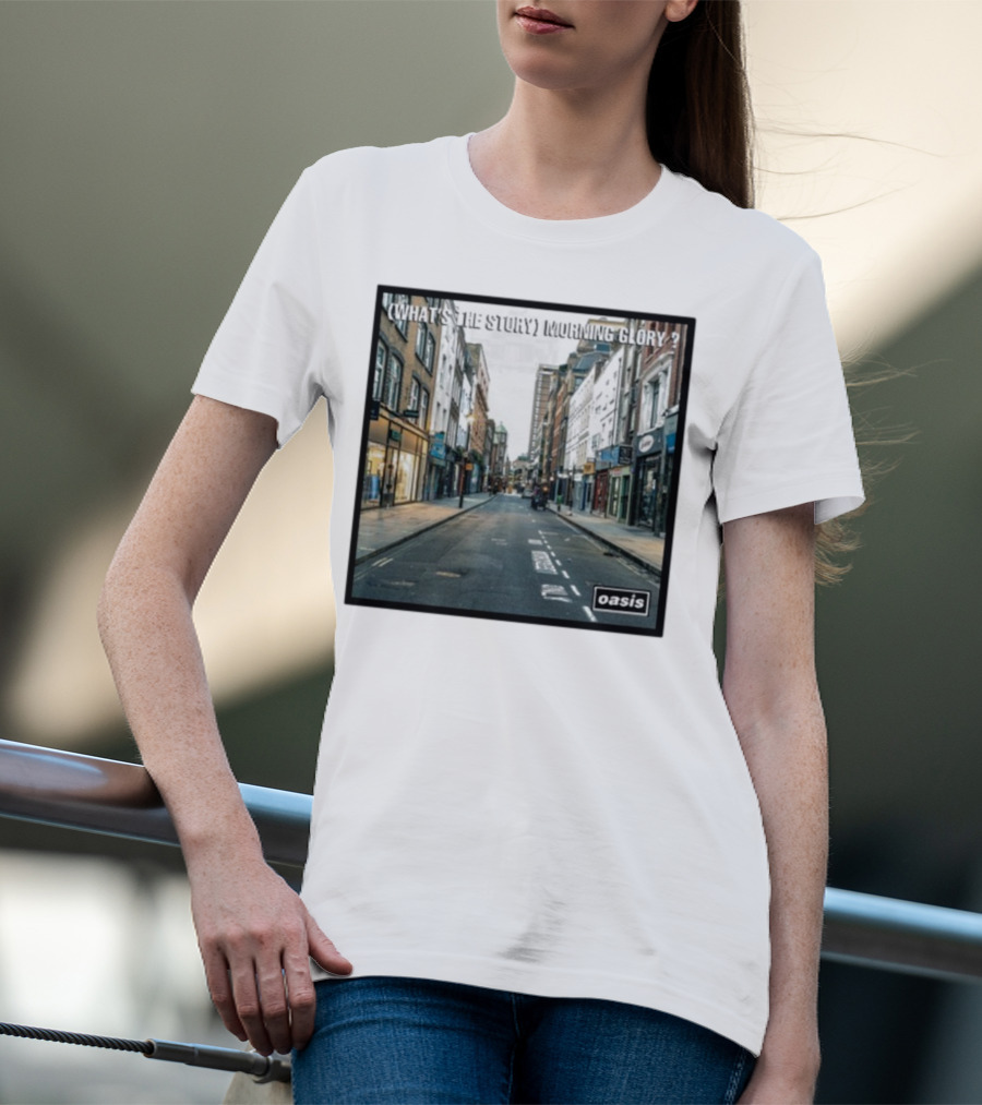 Oasis What's The Story Morning Glory Berwick Street Album Art Classic Scene T-Shirt