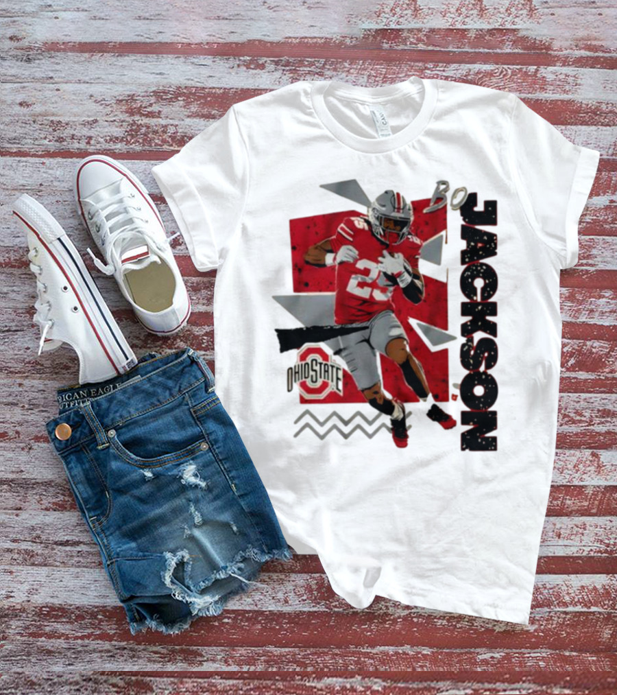 Bo Jackson Ohio State Football 90s Style T-Shirt