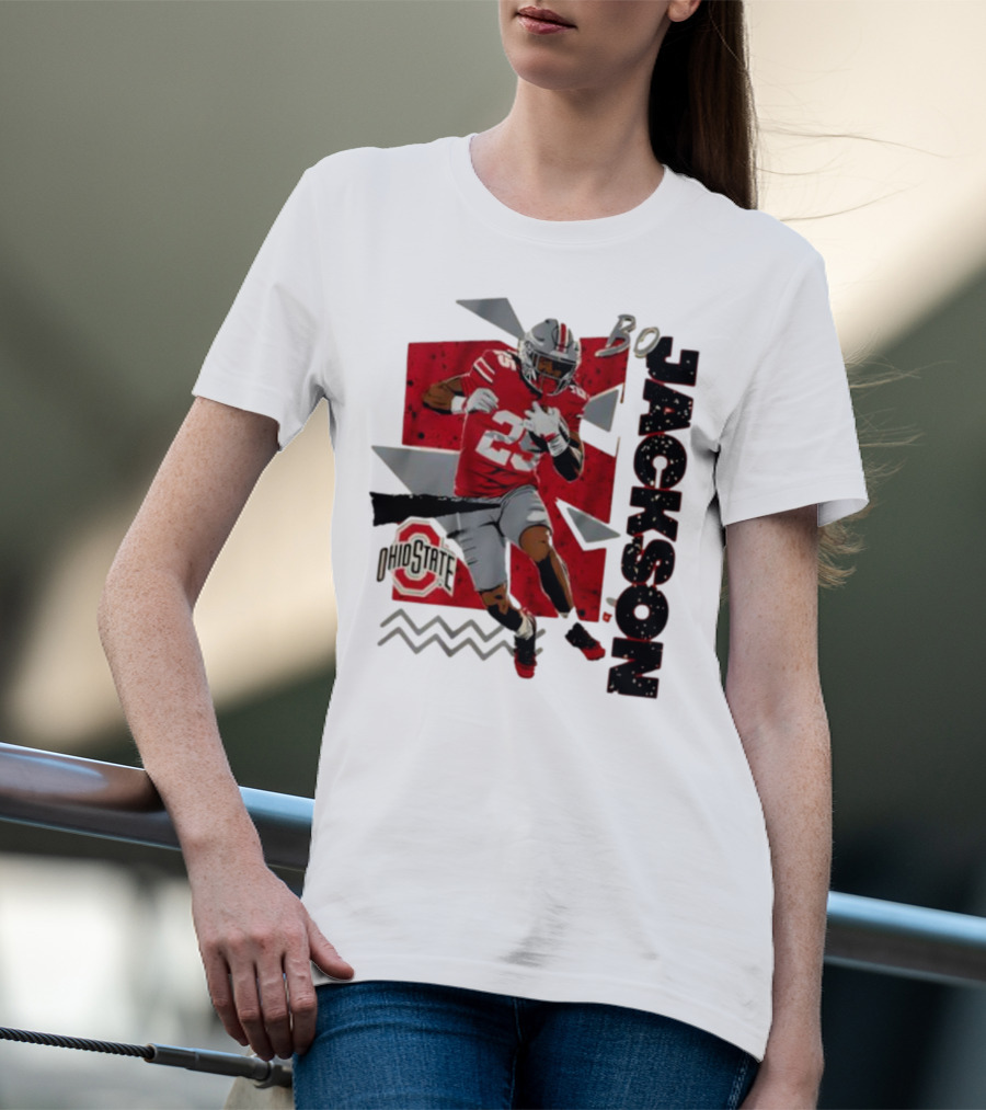 Bo Jackson Ohio State Football 90s Style T-Shirt