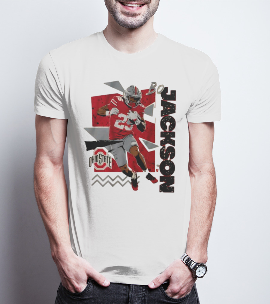 Bo Jackson Ohio State Football 90s Style T-Shirt