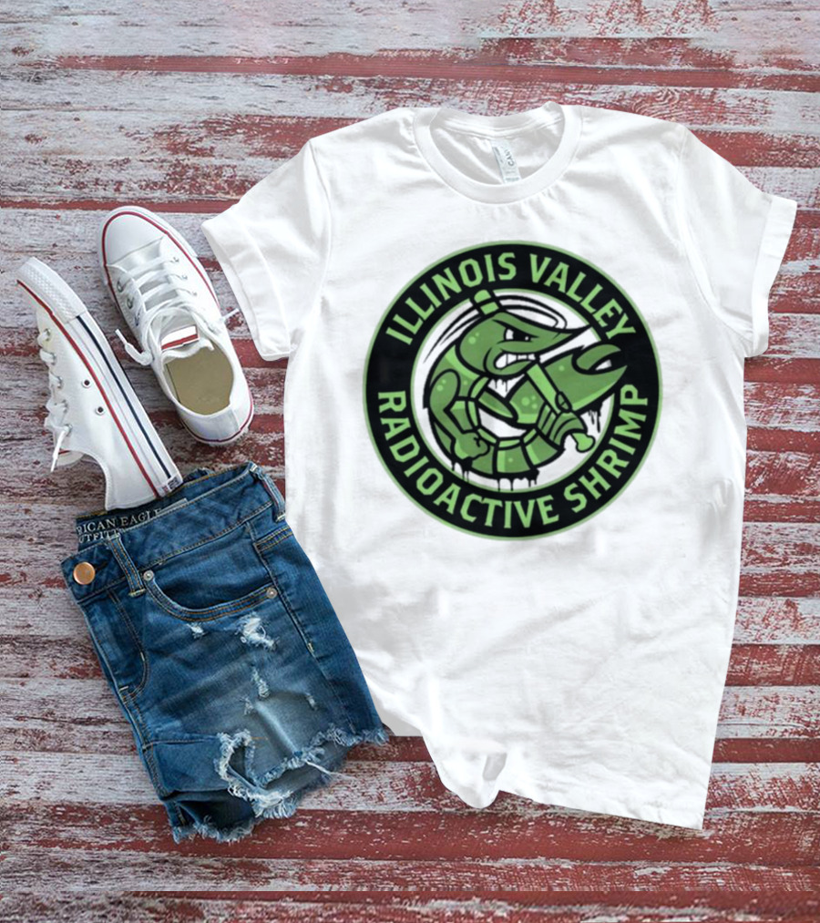 Illinois Valley Radioactive Pistol Shrimp Team Logo T-Shirt