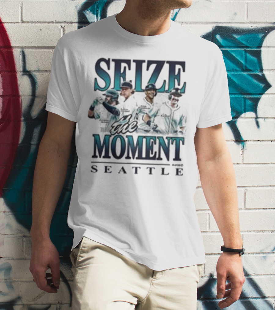 Seize The Moment Seattle Mariners Players T-Shirt