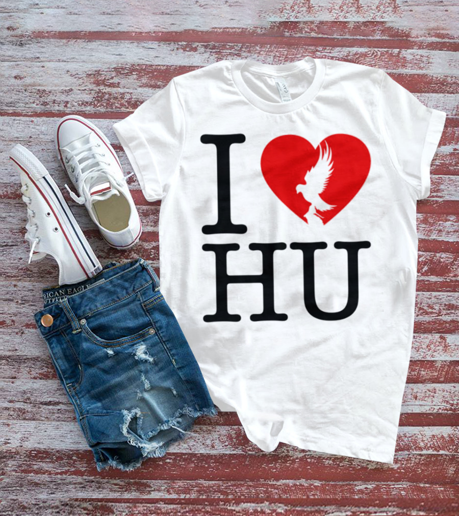 Hollywood Undead Spring 2025 I Love HU Heart And Eagle Icon T-Shirt