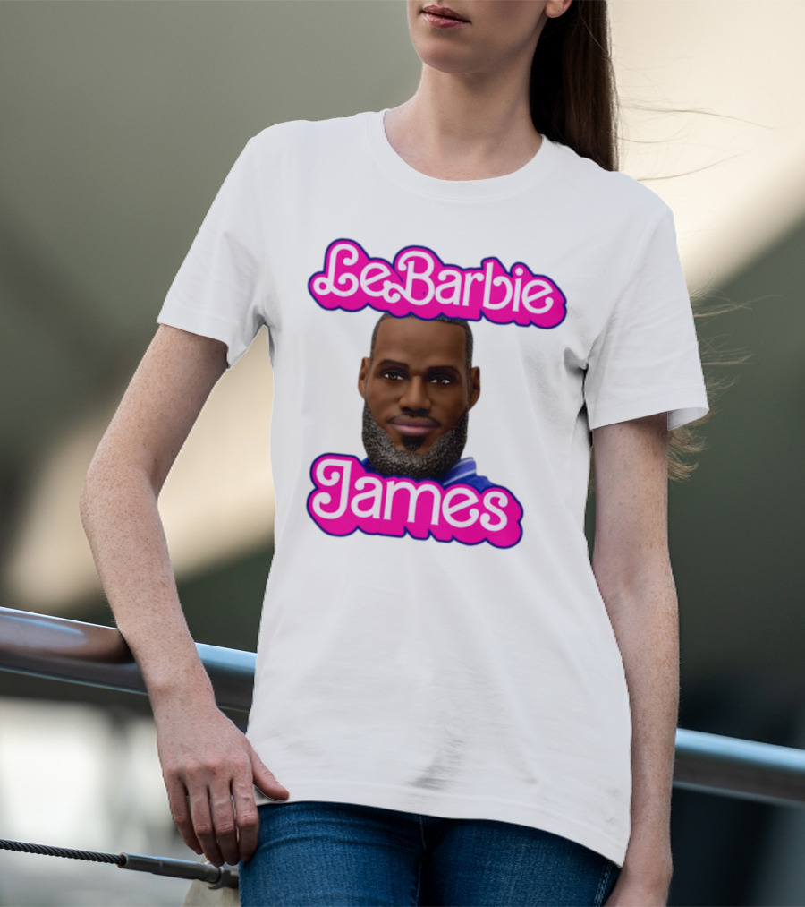 LeBarbie James Basketball Icon Parody T-Shirt