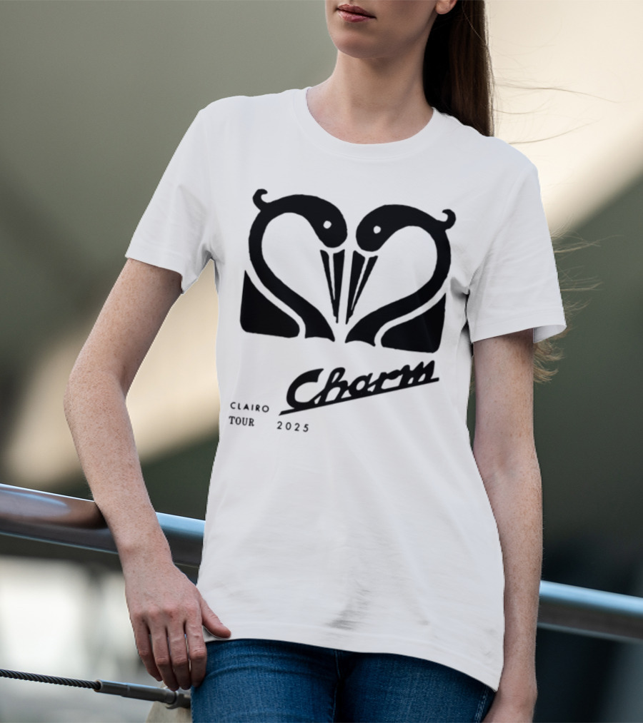 Charm Swan Europe Tour 23 Concert Aesthetic Retro Swans T-Shirt