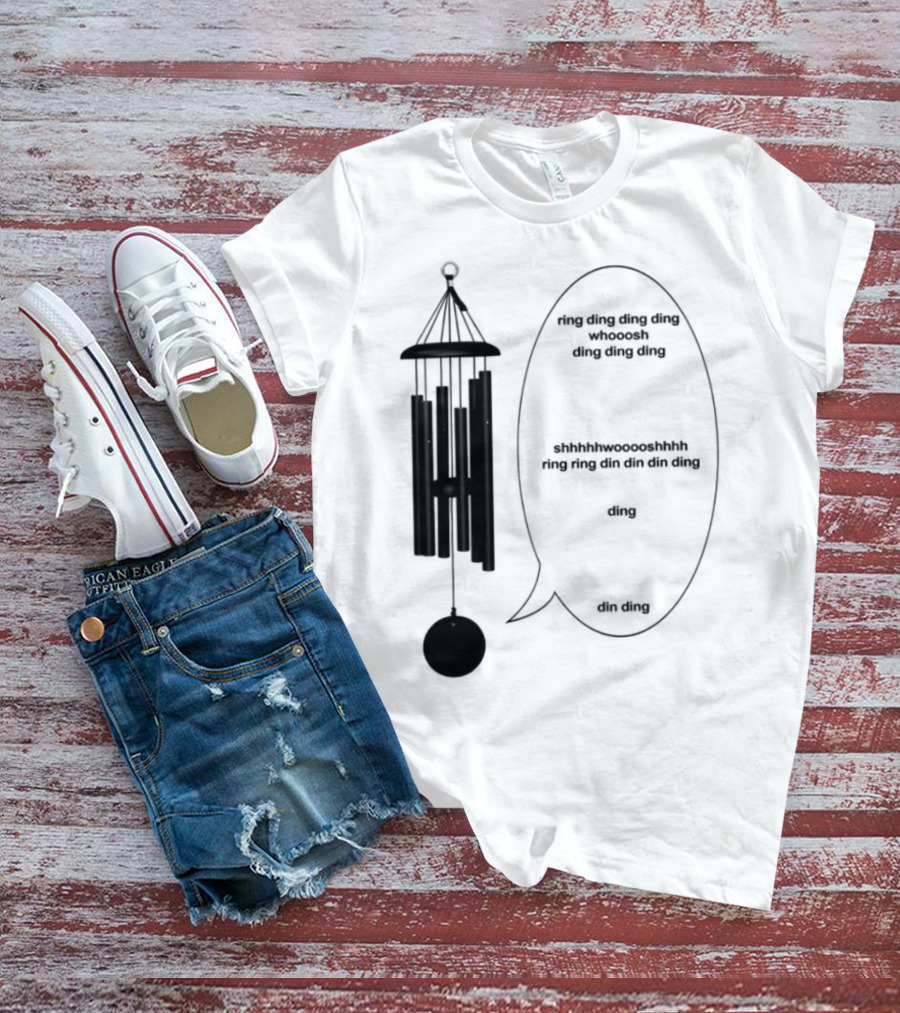 Henry Johnson Whooosh Ring Ding Ding Ding Wind Chime Sound Effect T-Shirt