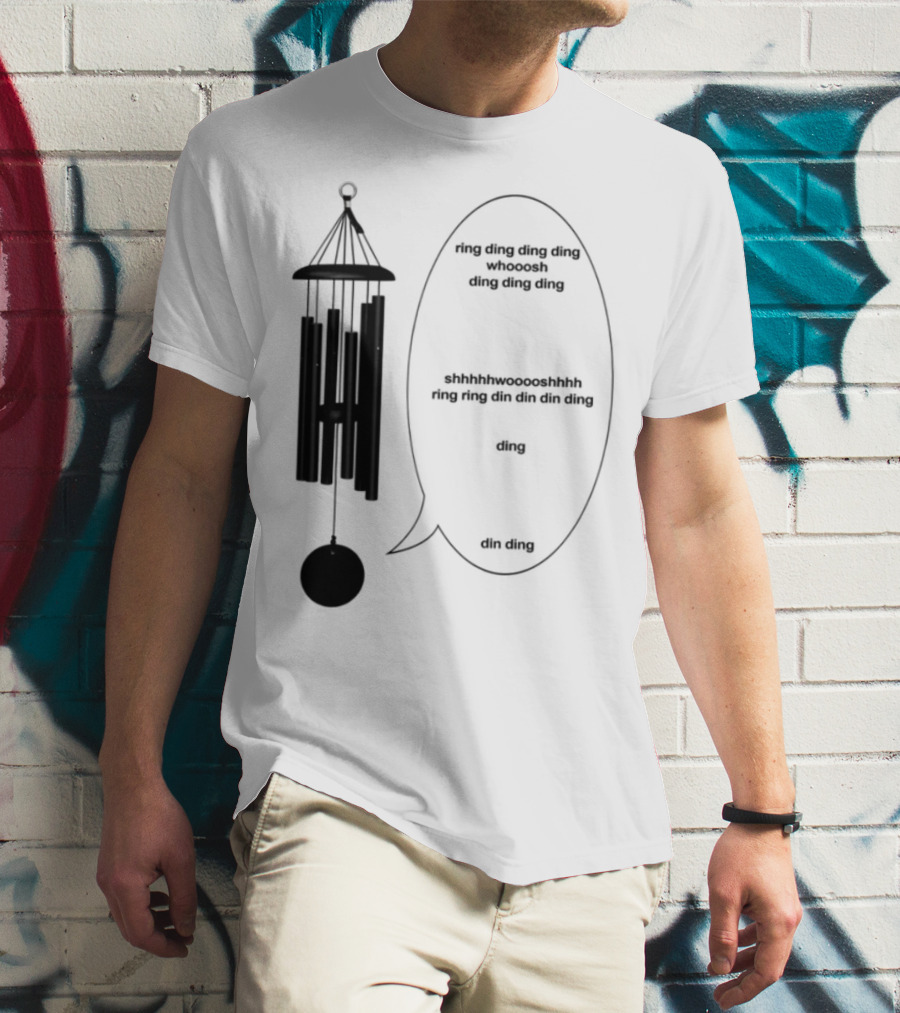 Henry Johnson Whooosh Ring Ding Ding Ding Wind Chime Sound Effect T-Shirt