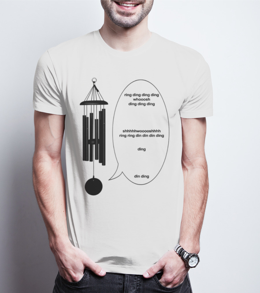 Henry Johnson Whooosh Ring Ding Ding Ding Wind Chime Sound Effect T-Shirt