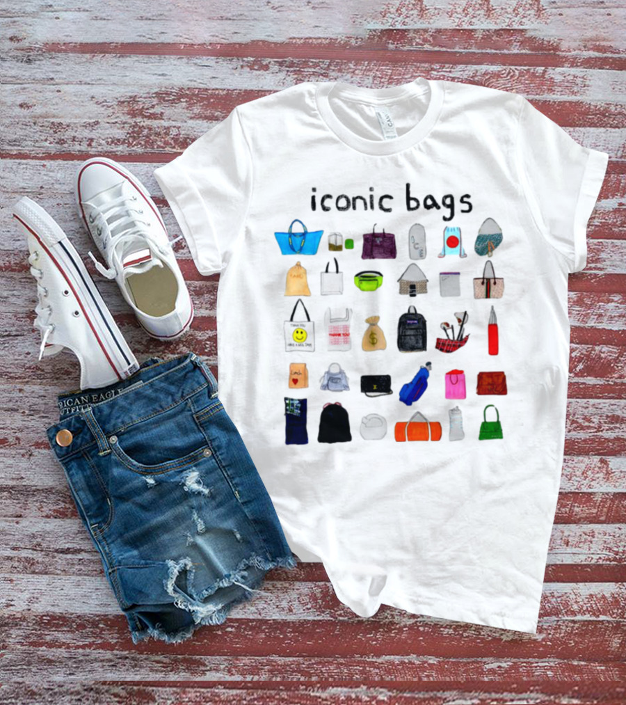 Iconic Bags Featuring Famous And Recognizable Designs And Symbols T-Shirt