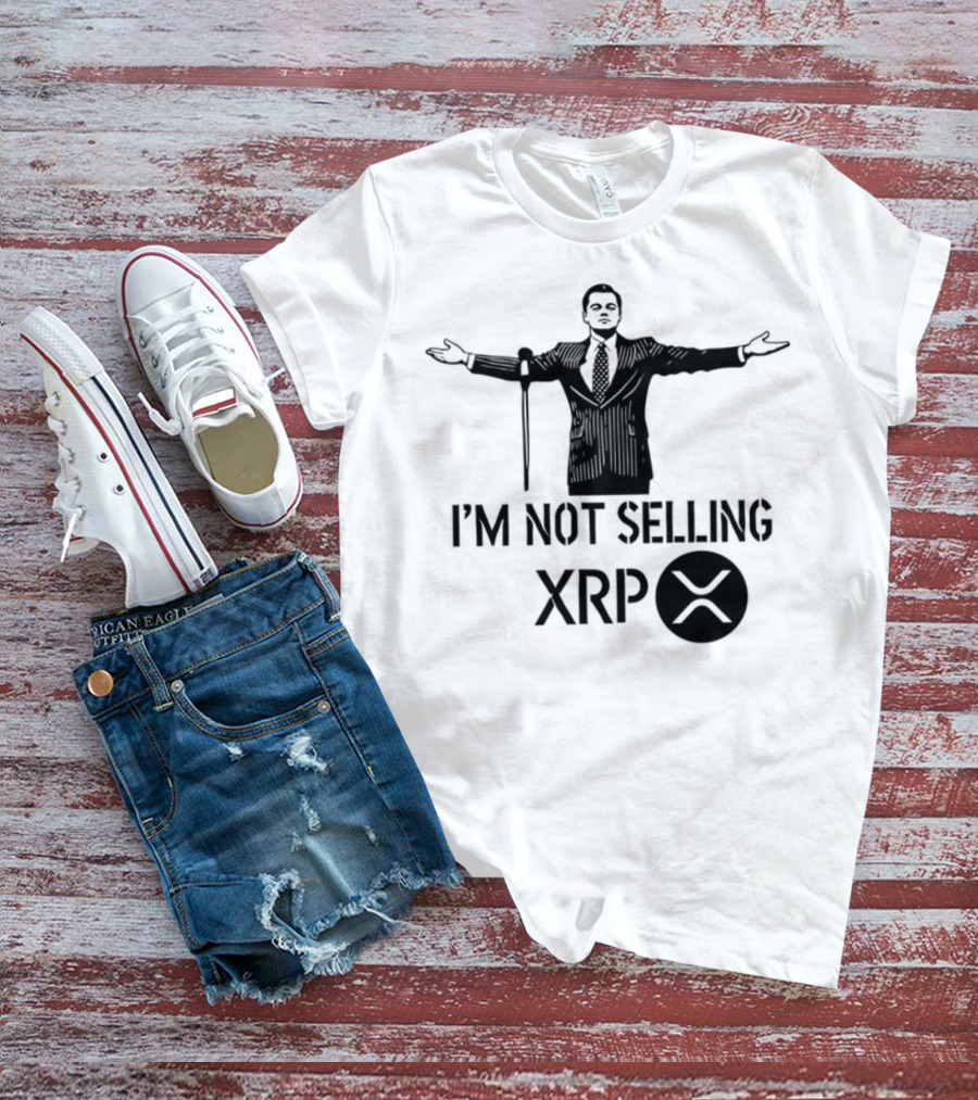 I'm Not Selling XRP Man With Outstretched Arms T-Shirt