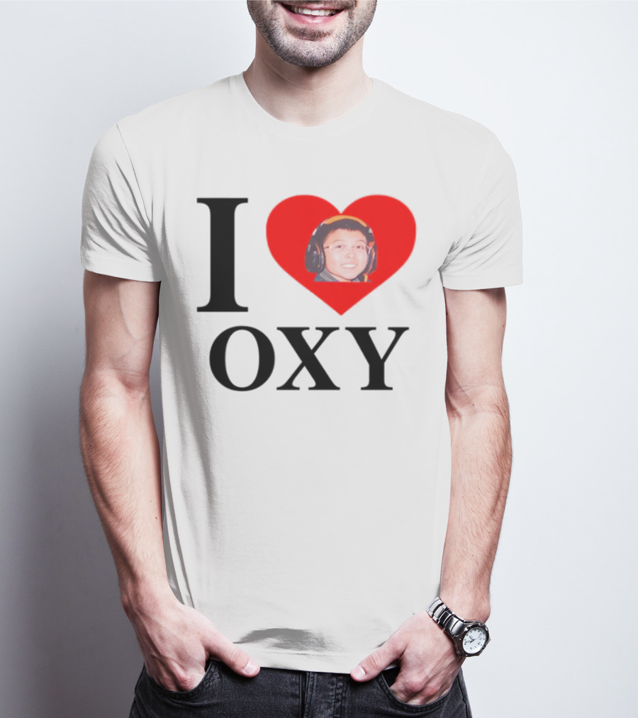 V1c I Heart Oxy Kid Headphones T-Shirt