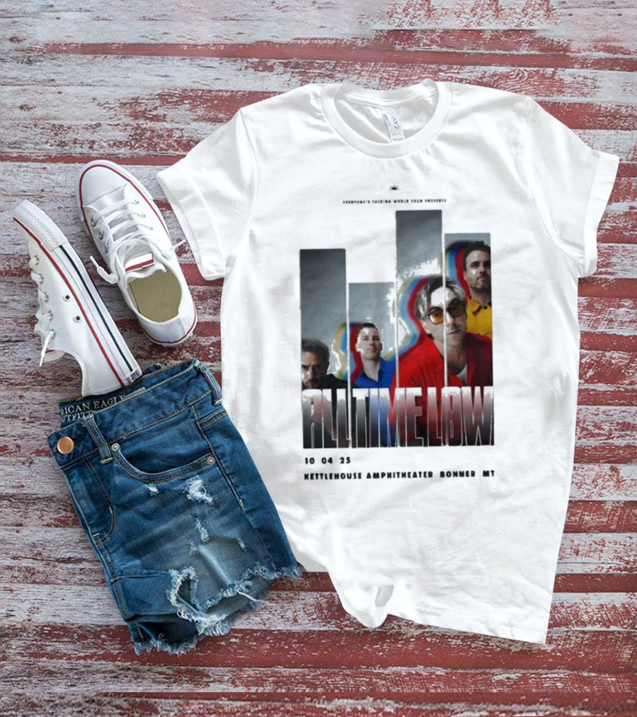 All Time Low Live 10.4.2025 KettleHouse Amphitheater Bonner MT T-Shirt