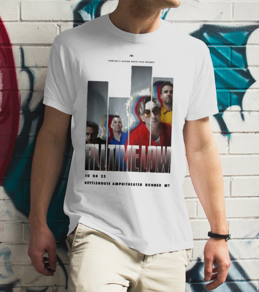 All Time Low Live 10.4.2025 KettleHouse Amphitheater Bonner MT T-Shirt
