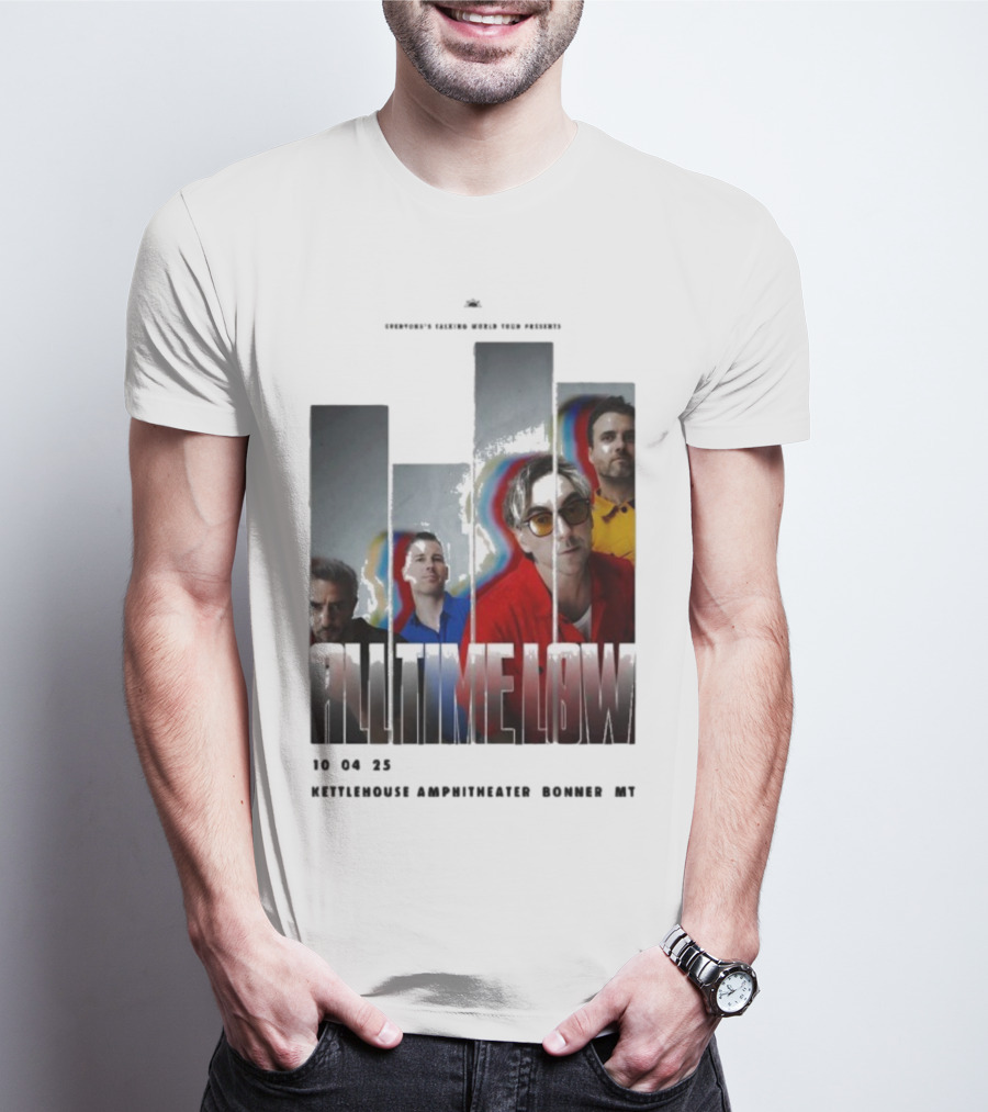 All Time Low Live 10.4.2025 KettleHouse Amphitheater Bonner MT T-Shirt