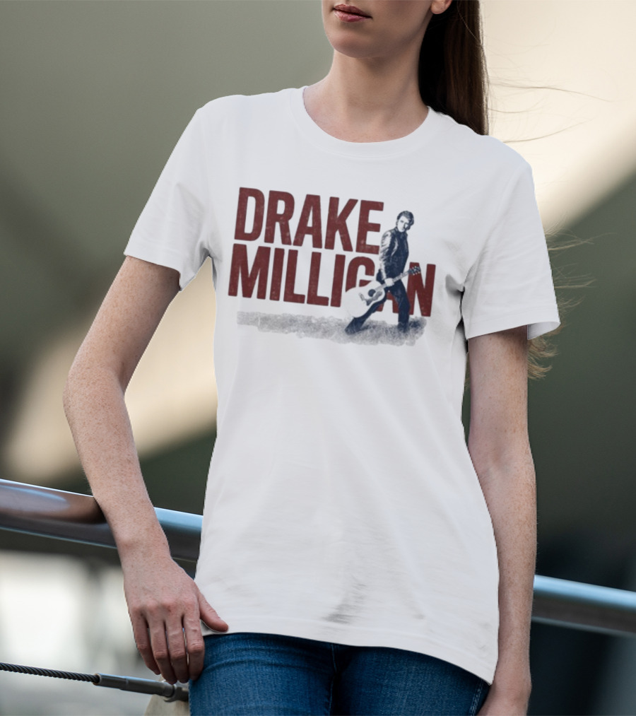 Drake Milligan Silver Guitar Photo Edition T-Shirt