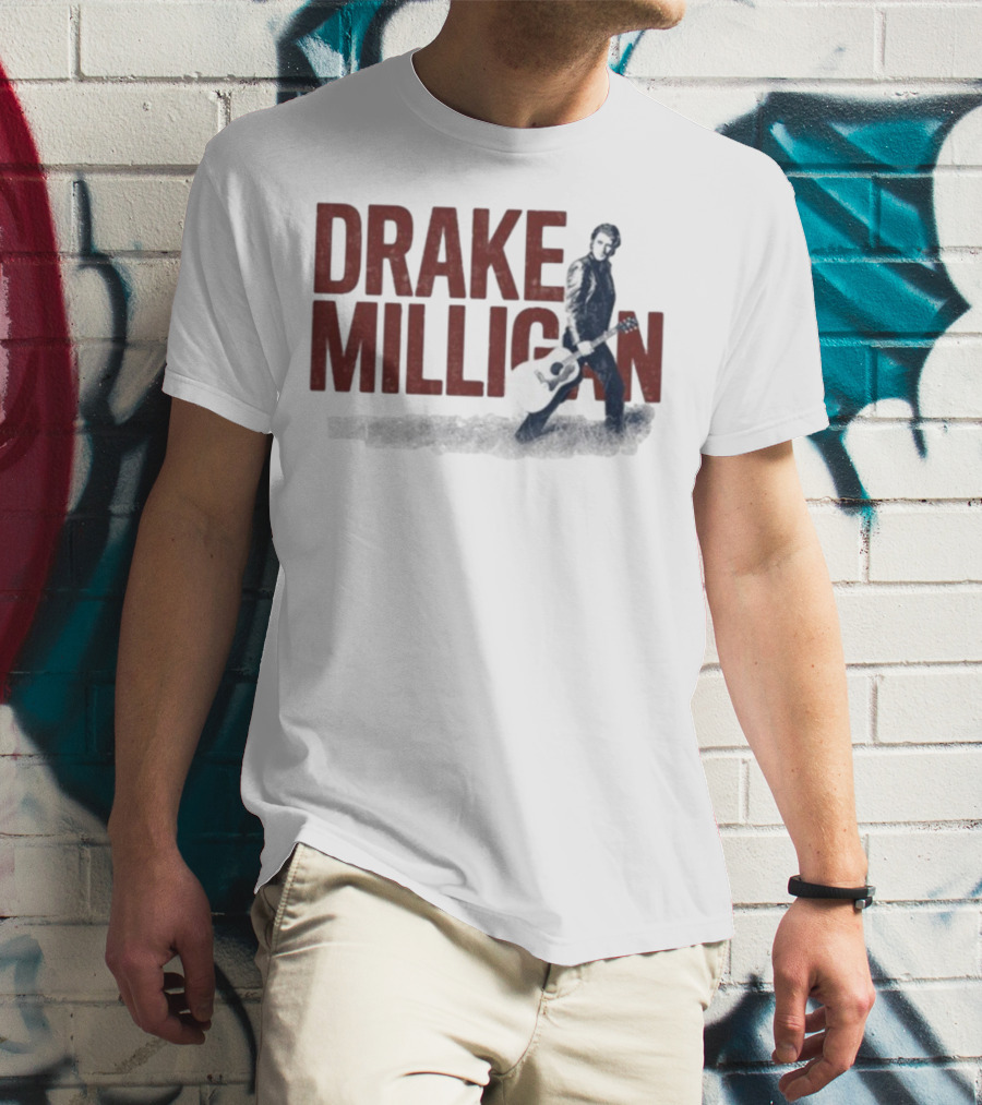Drake Milligan Silver Guitar Photo Edition T-Shirt