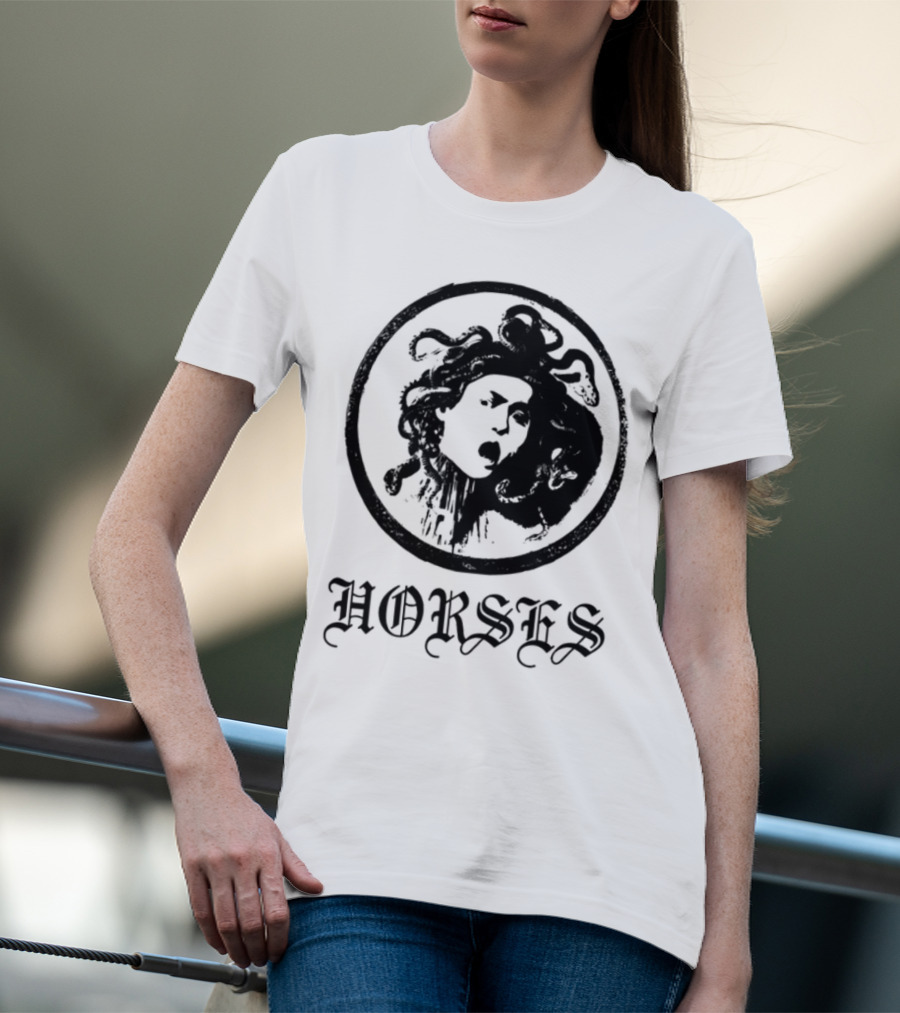 Horses Medusa Iconic Mythical Symbolism T-Shirt