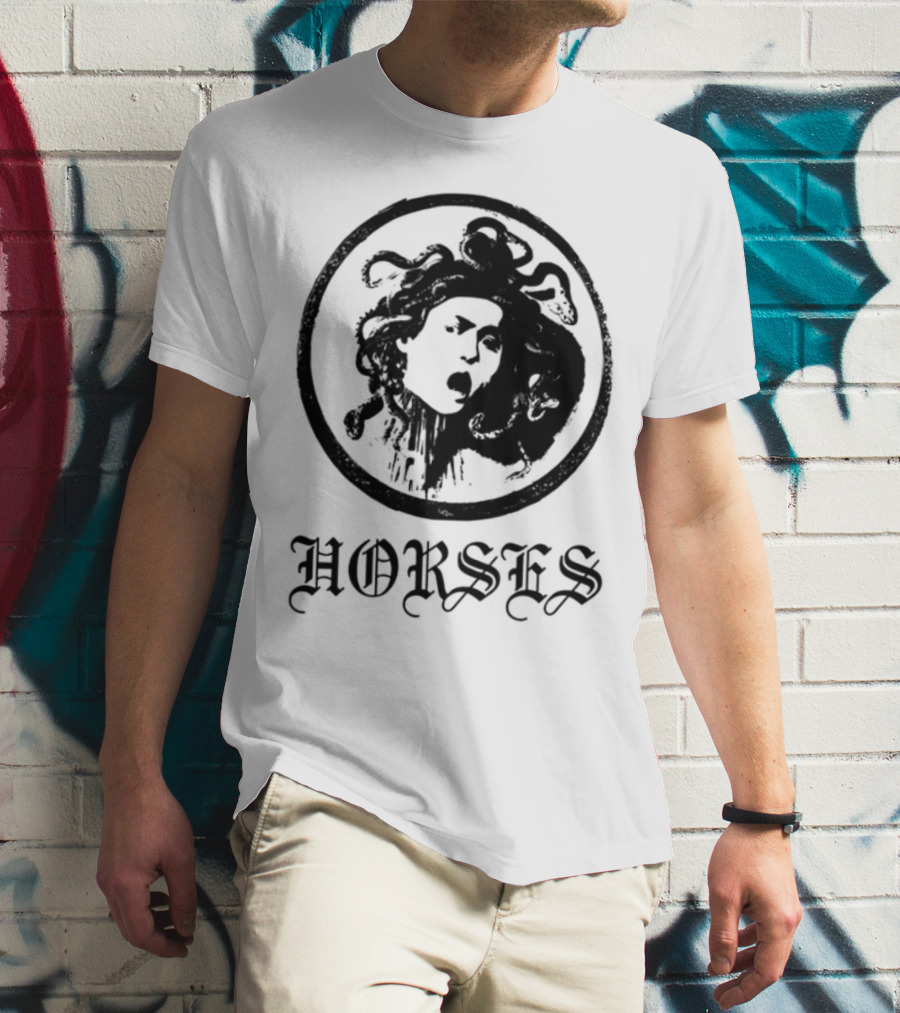 Horses Medusa Iconic Mythical Symbolism T-Shirt