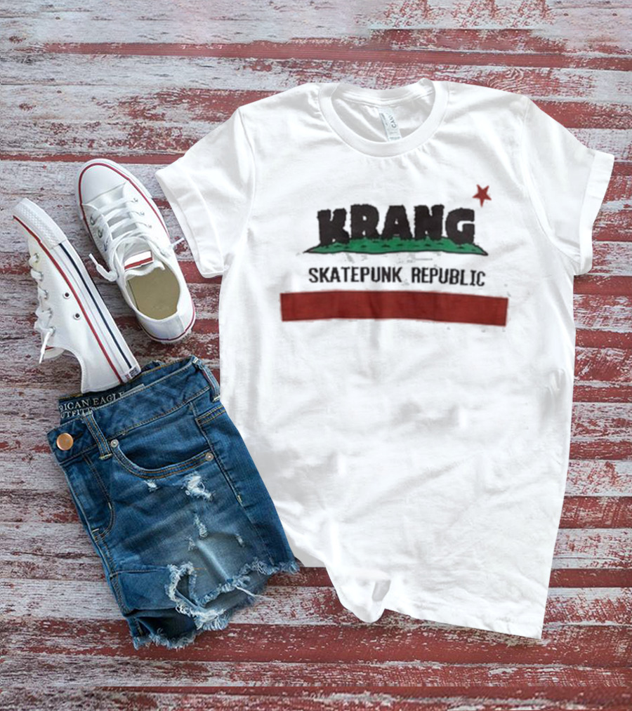 Krang Skatepunk Republic California Star T-Shirt
