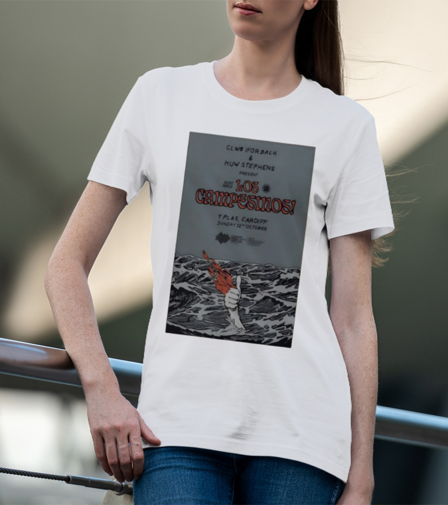 CLWB Ifor Bach Huw Stephens Present Los Campesinos Y Plas Cardiff Sunday 12th October T-Shirt