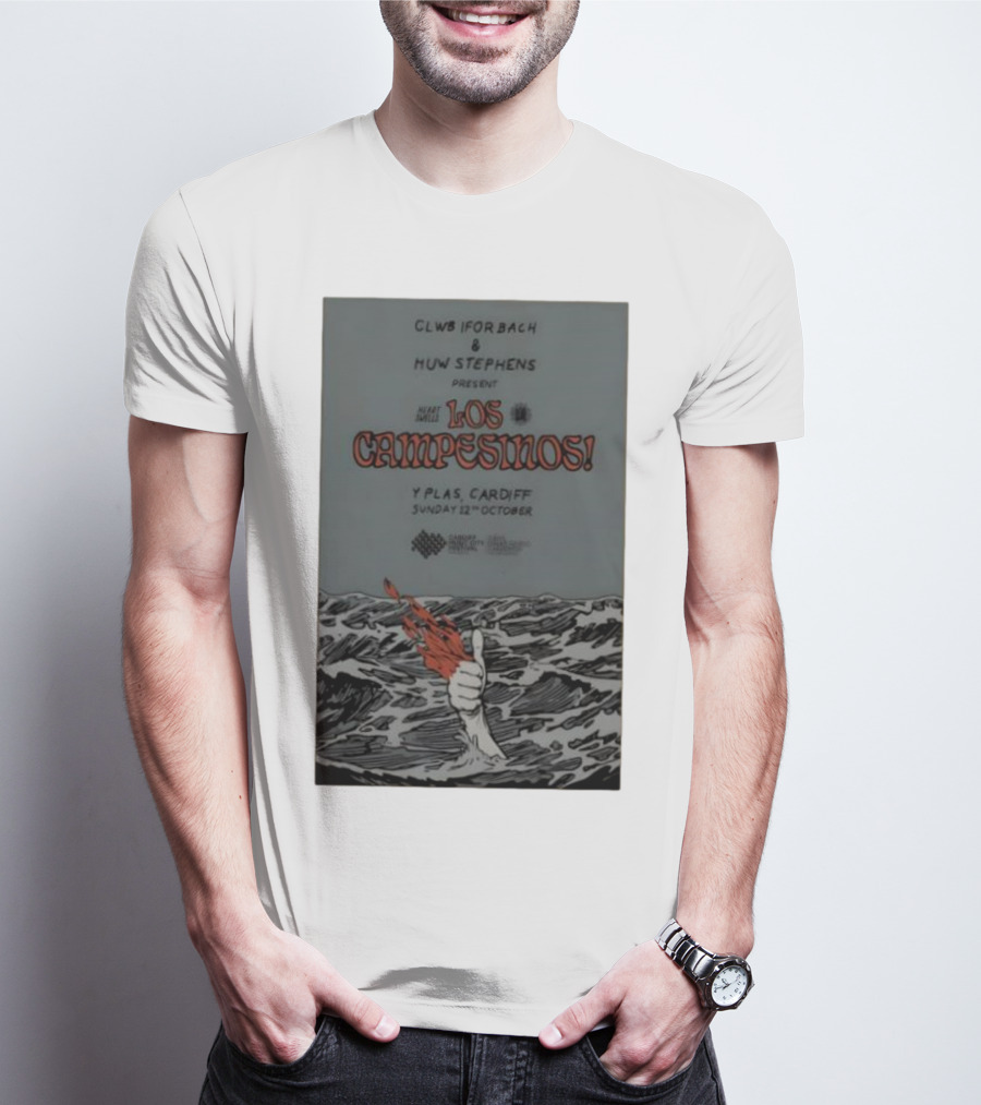 CLWB Ifor Bach Huw Stephens Present Los Campesinos Y Plas Cardiff Sunday 12th October T-Shirt