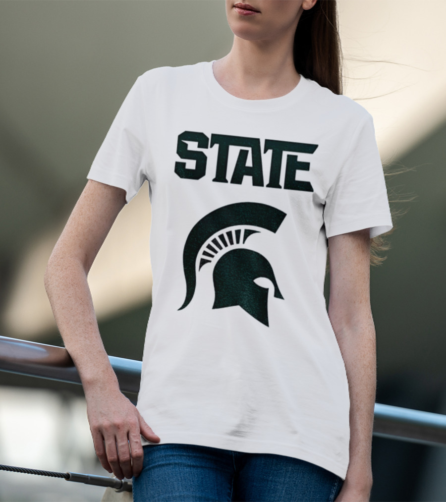 STATE Spartans Michigan Big Ten Basketball T-Shirt
