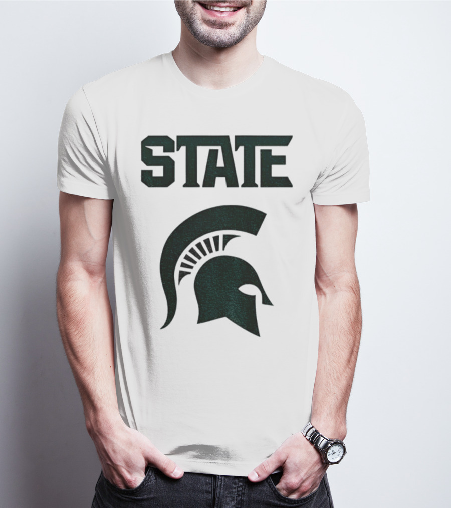 STATE Spartans Michigan Big Ten Basketball T-Shirt
