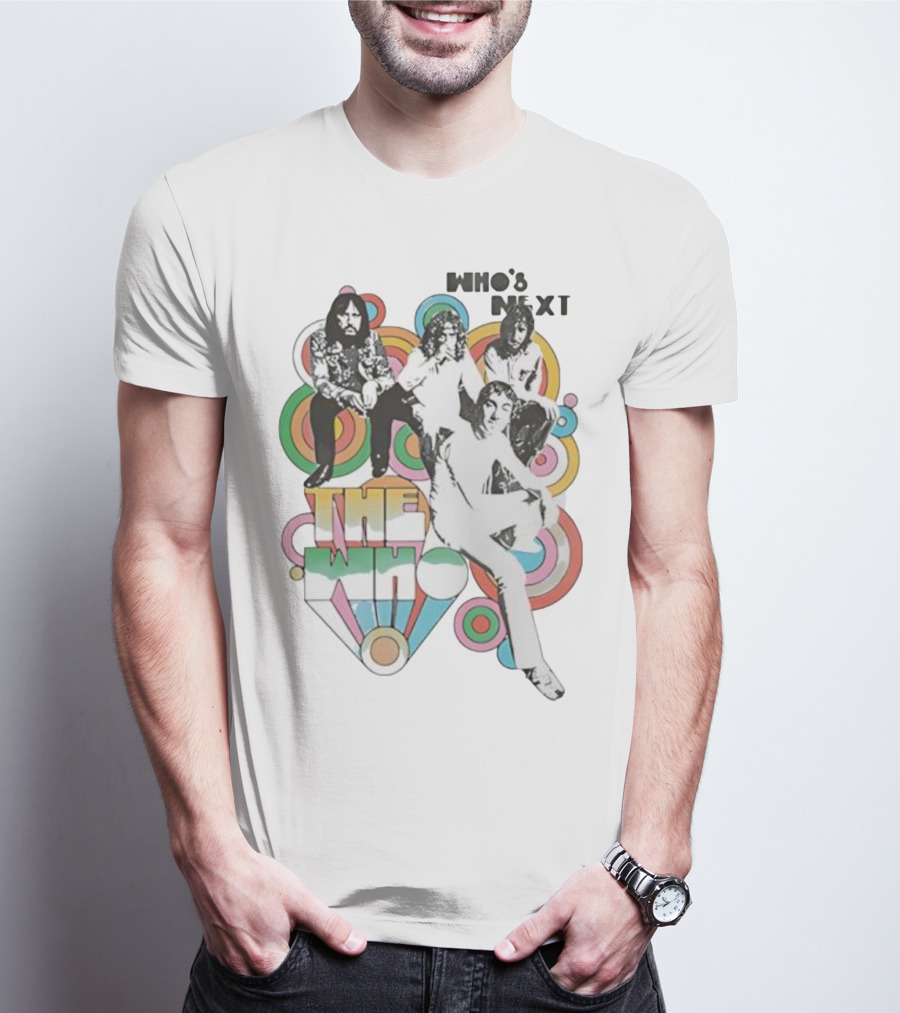 Who’s Next The Who Band Classic Album Cover Art T-Shirt