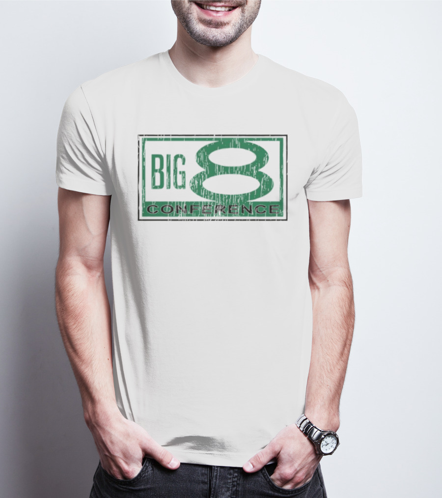 Big 8 Conference Retro Sports Emblem T-Shirt