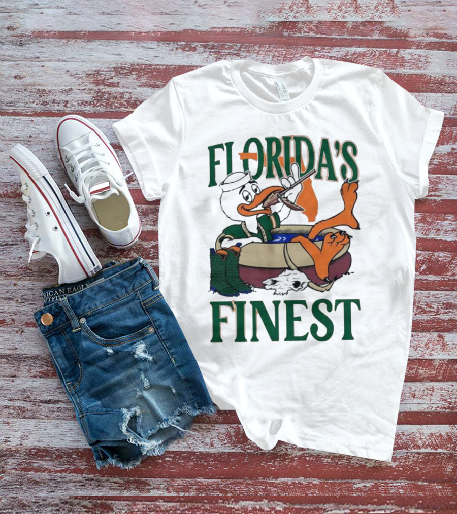 Florida’s Finest Miami Hurricanes Iconic Rivalry Victory Over Florida State Seminoles T-Shirt