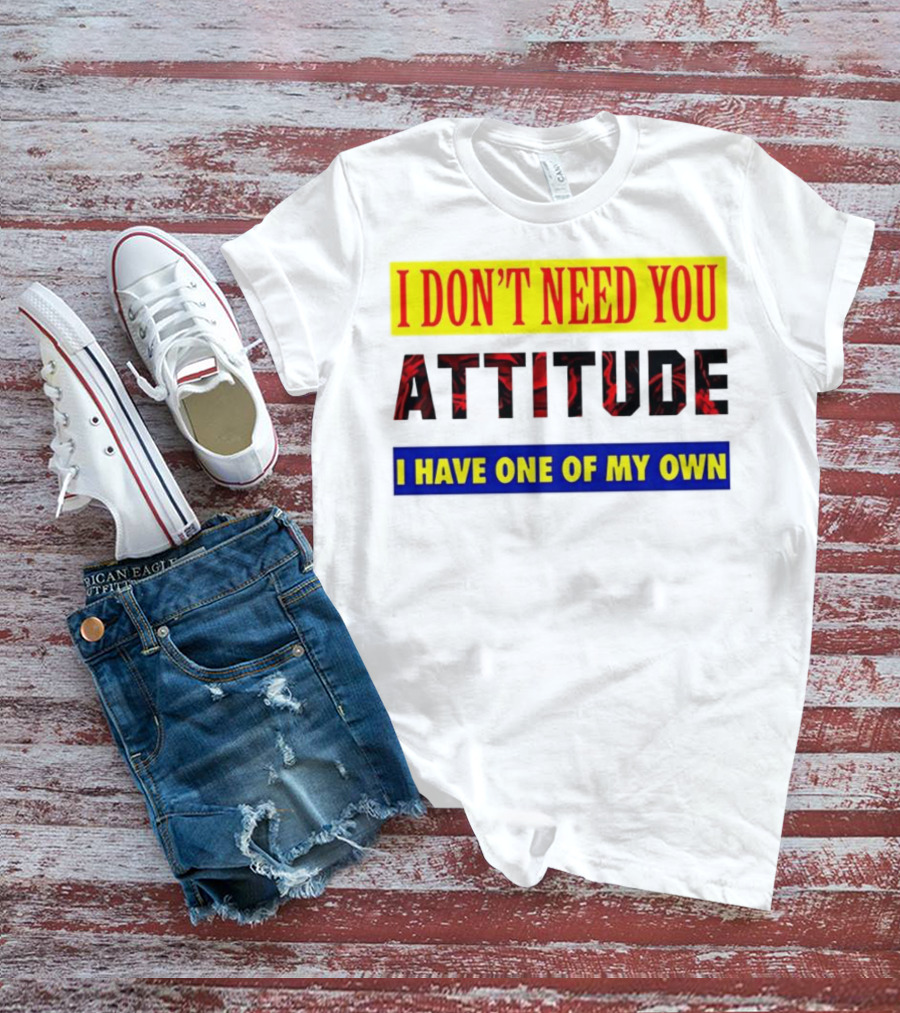 I Don't Need You Attitude I Have One Of My Own T-Shirt