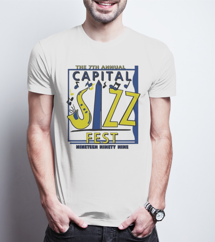 The 7th Annual Capital Jazz Fest June Nineteen Ninety Nine Music Event T-Shirt