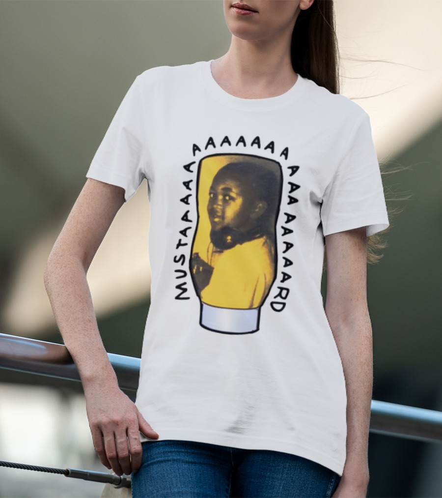 10 Summers Mustaaaaaaaaaaard DJ Mustard Youthful Portrait T-Shirt