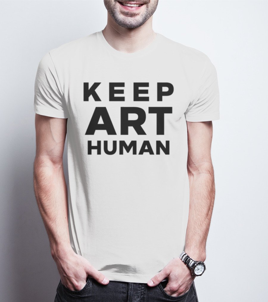 Keep Art Human Movement Statement T-Shirt