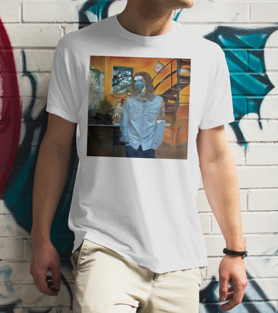 Hozier Album 10 Year Anniversary Surreal Collage Art Blue T-Shirt