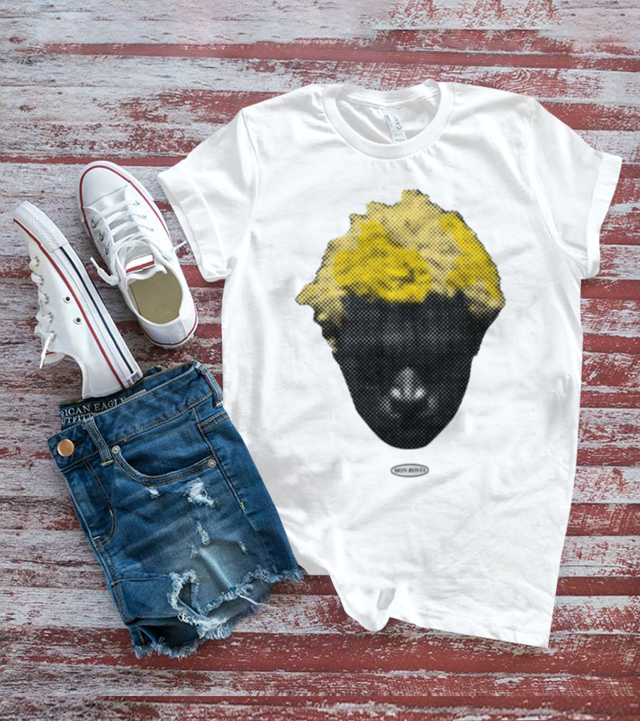 Mon Rovia Boy Yellow Hair Pop Art Style T-Shirt